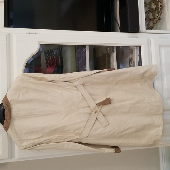 JILL SANDERS LEATHER REVERSIBLE COAT - Picture 5 of 6